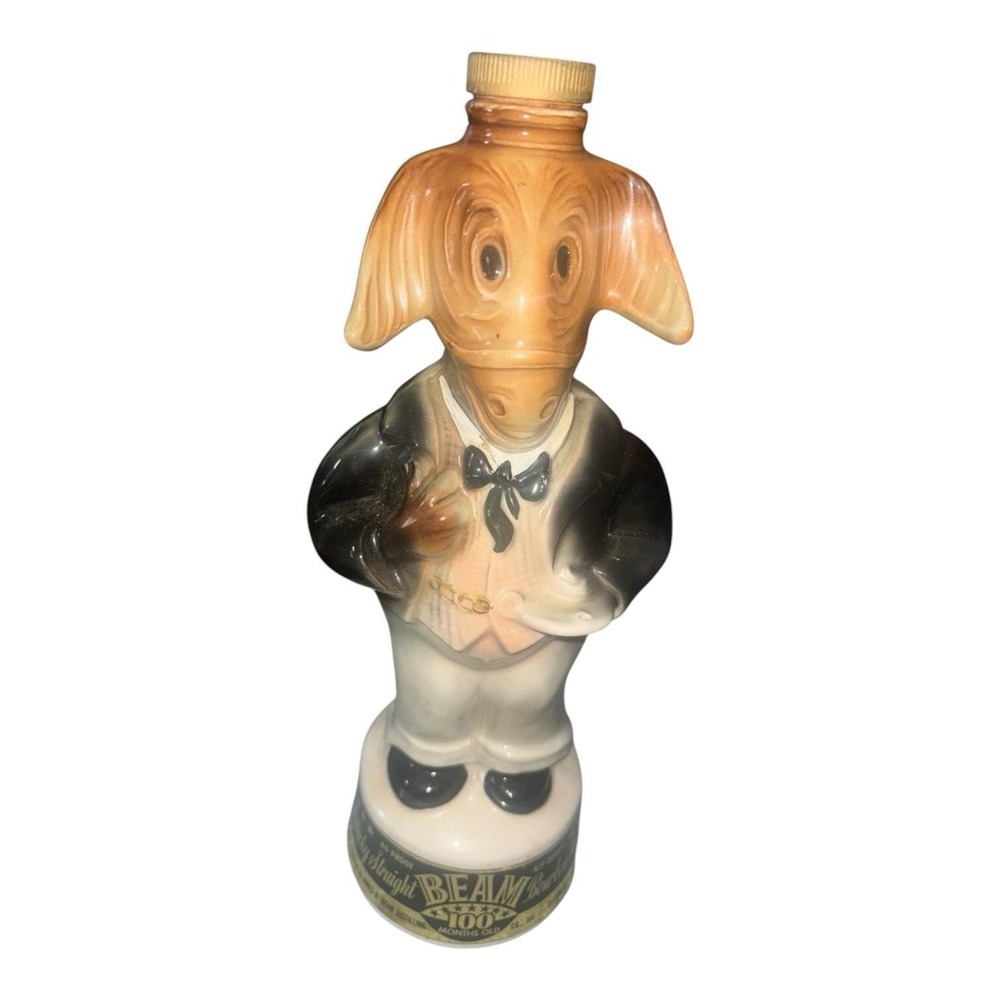 Jim Beam Democratic Donkey Ceramic Whiskey Decanter 1960 Vintage Unique Politi